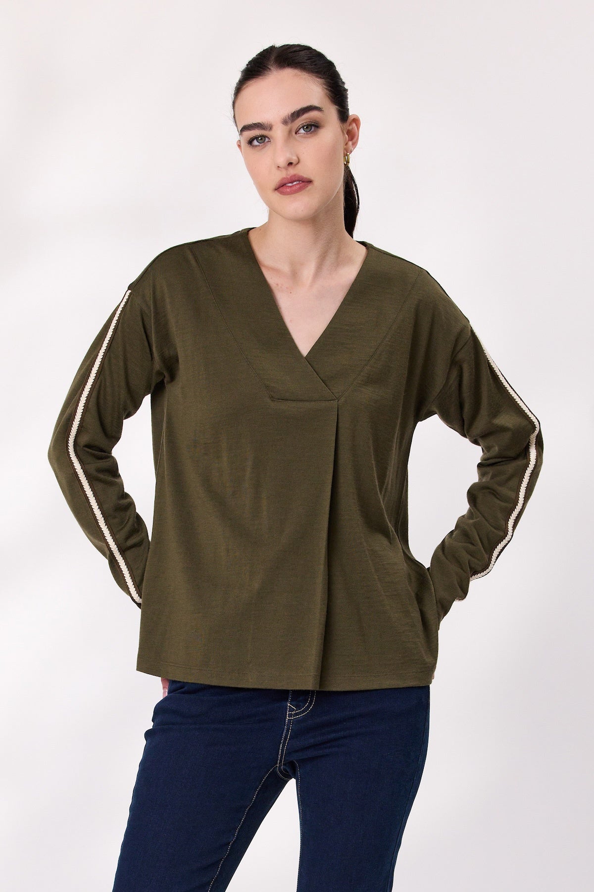 Design Nation Moment Jumper - Khaki