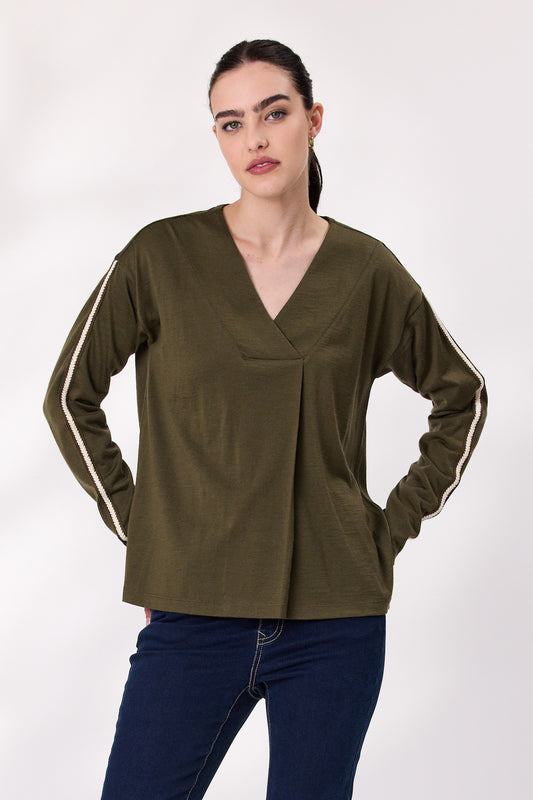 Design Nation Moment Jumper - Khaki