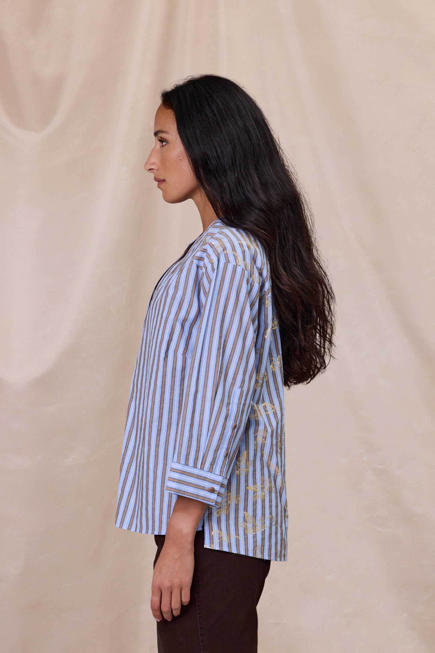 Design Nation Enchant Shirt - Blue Stripe