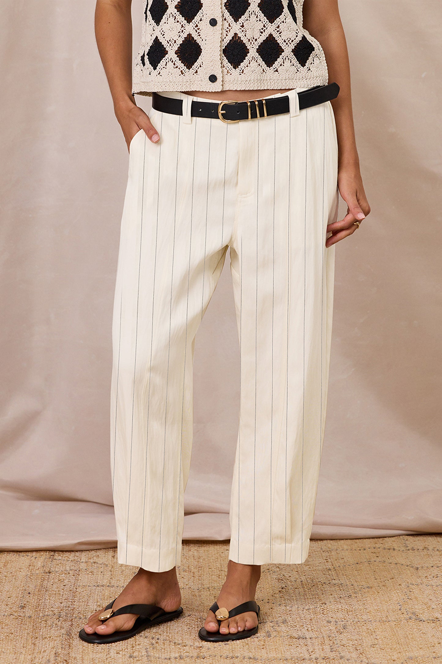 Design Nation Loft Pant - French White