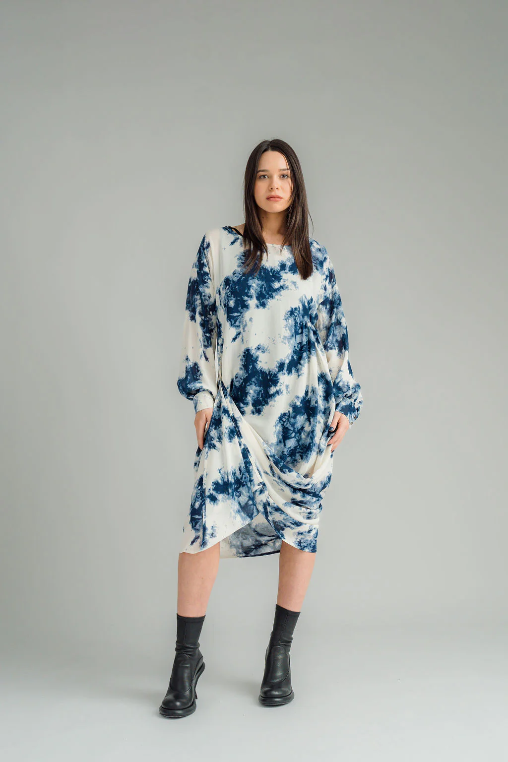 NES Glide Dress - Inky Print