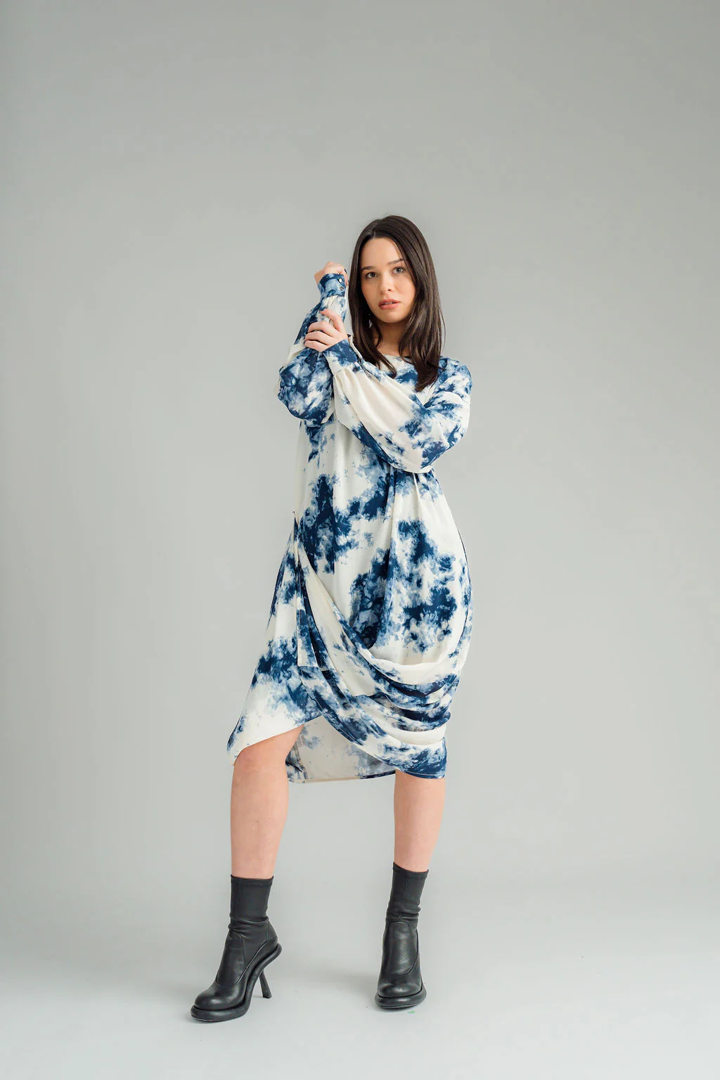 NES Glide Dress - Inky Print