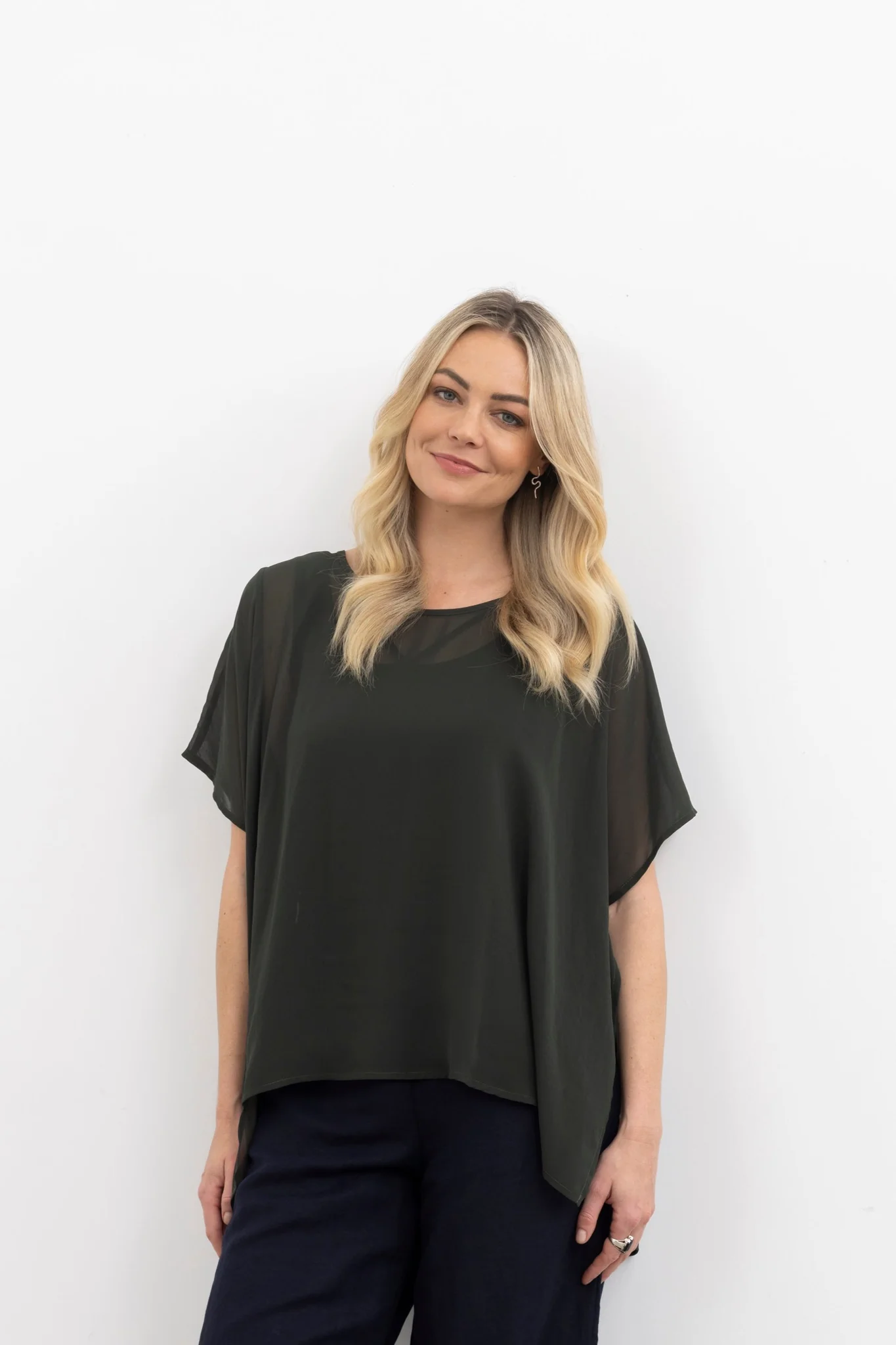 Nes Civita Top - Khaki