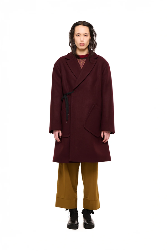 NOM*d After-Party Coat - Bordeaux