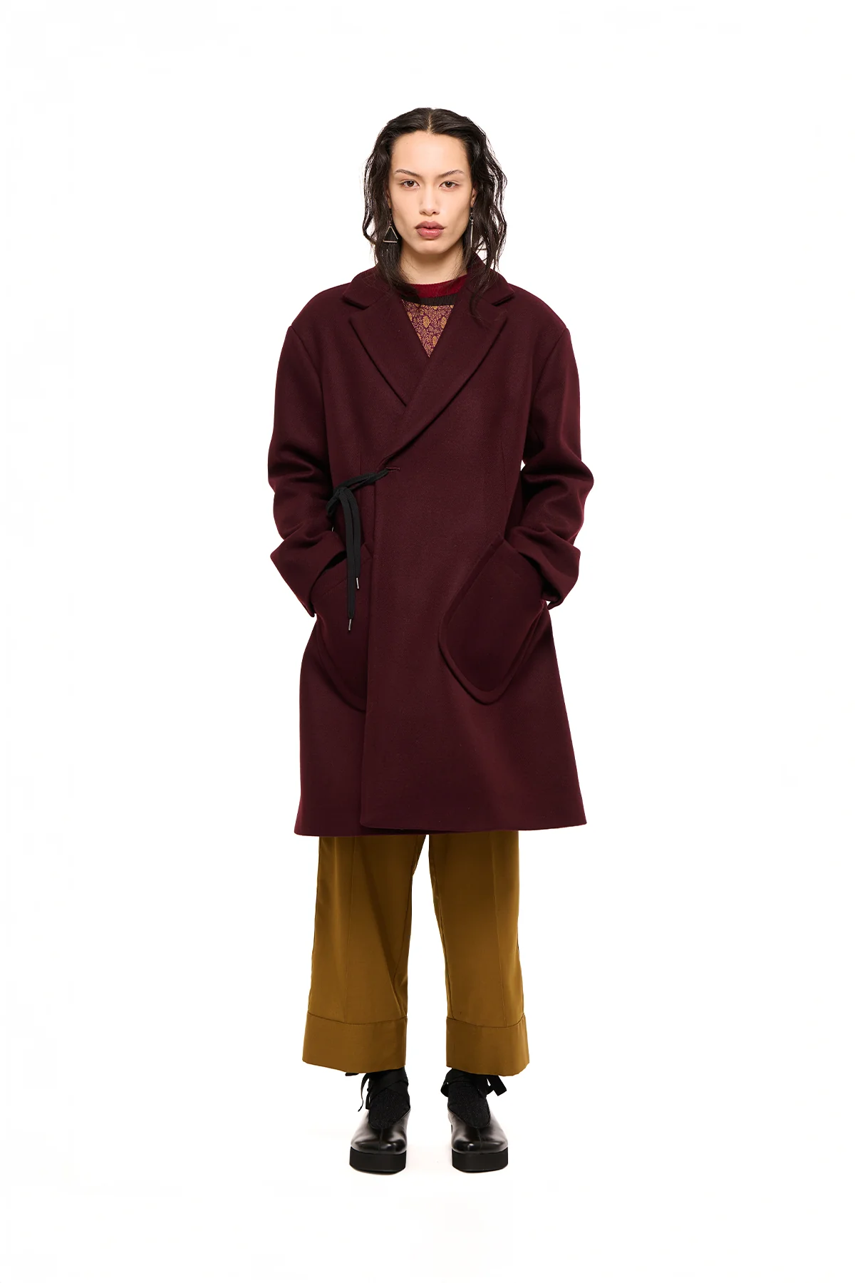NOM*d After-Party Coat - Bordeaux