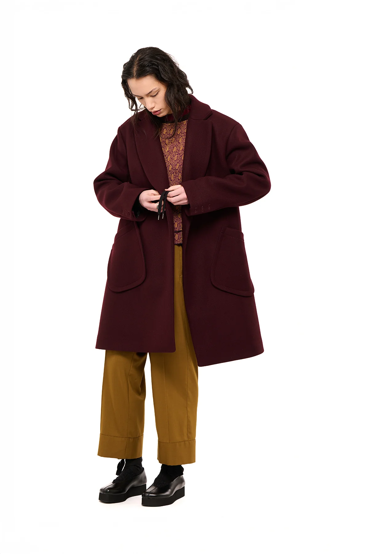 NOM*d After-Party Coat - Bordeaux