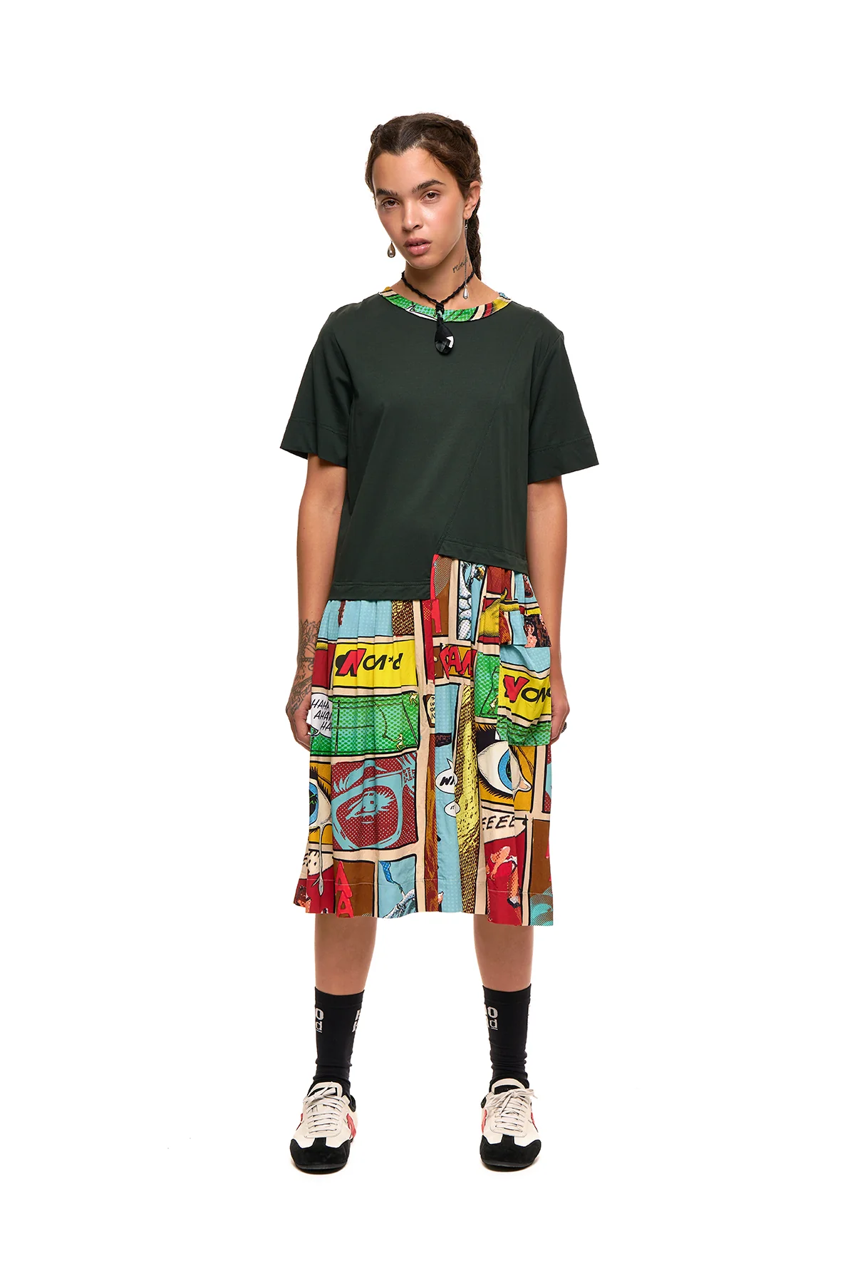 NOM*d All-Star Dress - Comic Strip Print