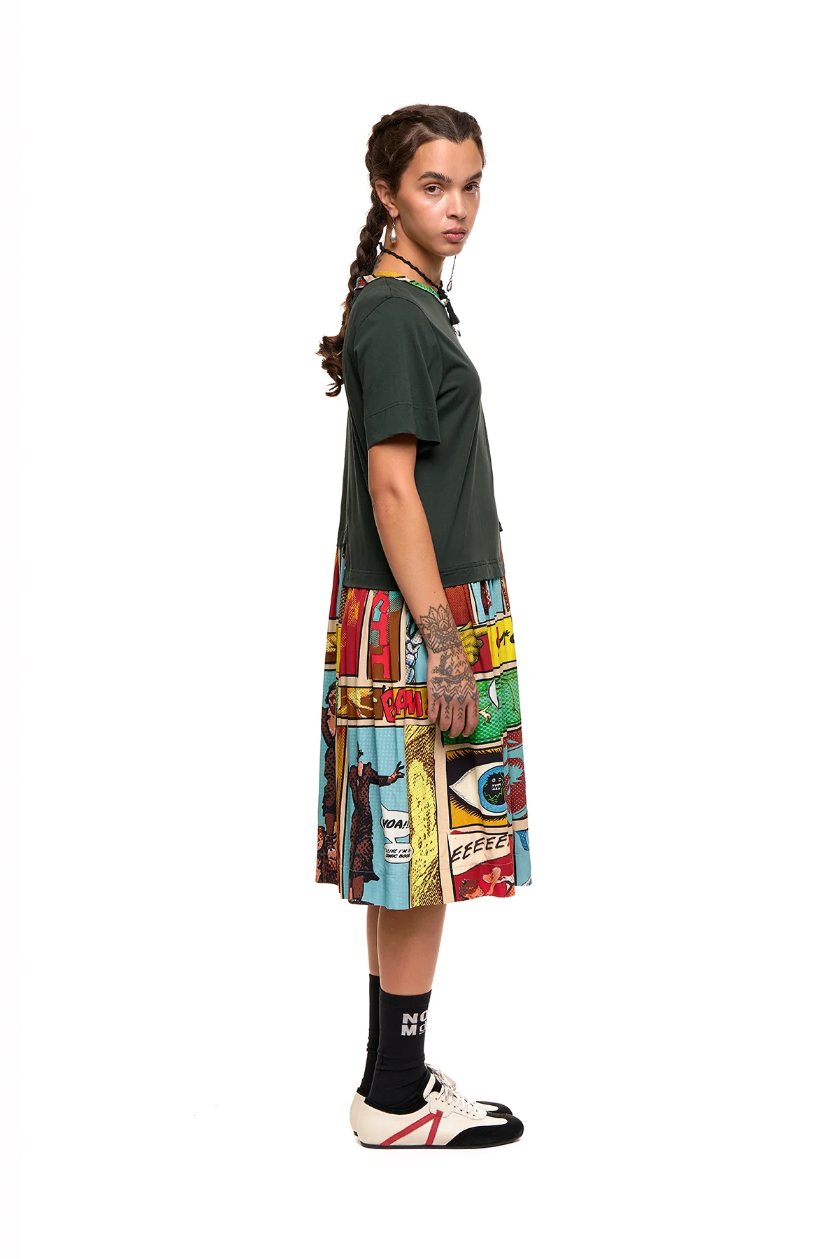 NOM*d All-Star Dress - Comic Strip Print