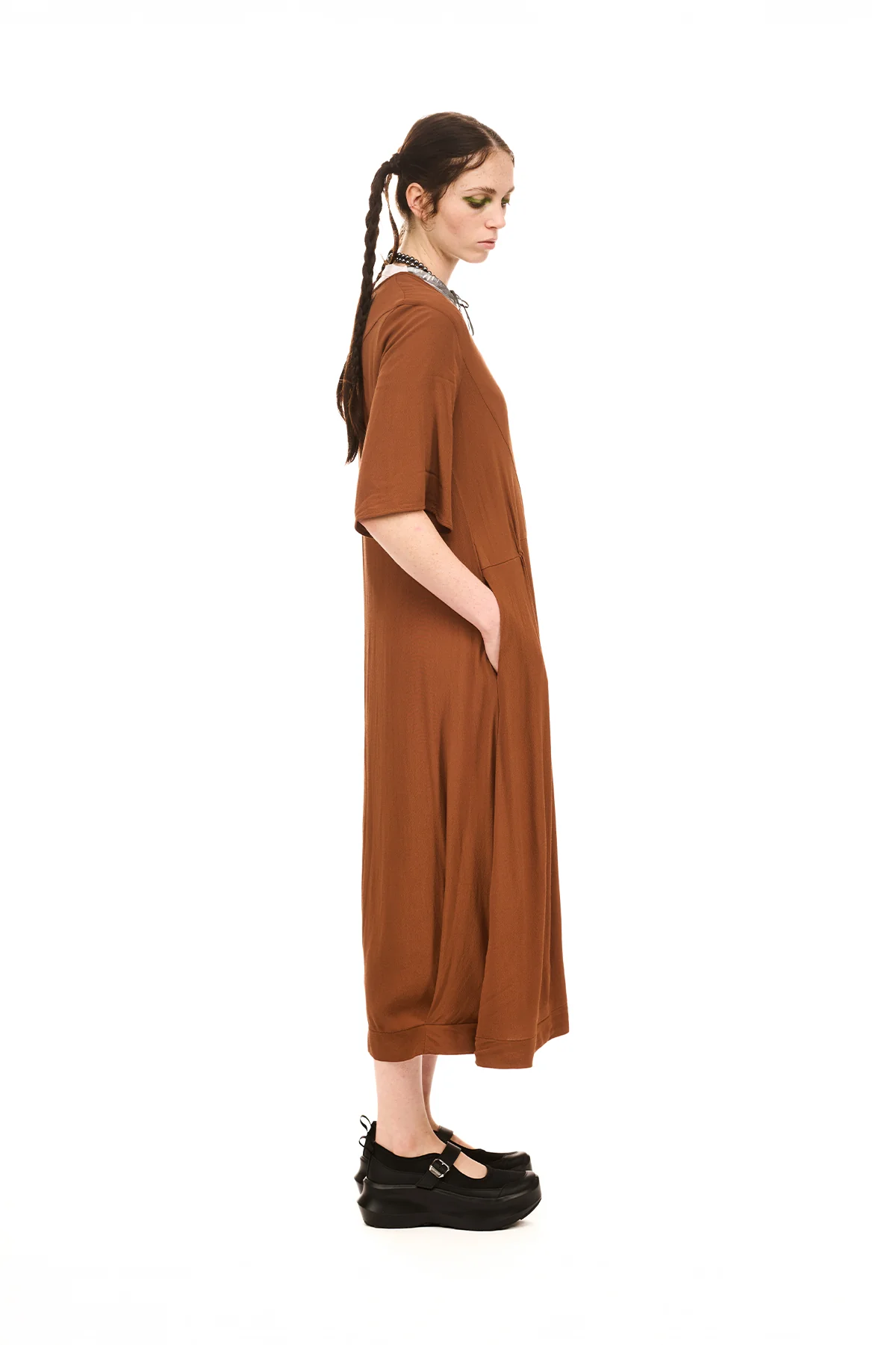NOM*d  Classic Dress - Chesnut