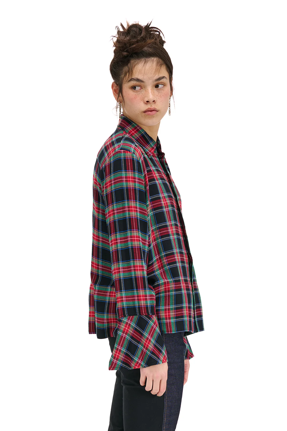 NOM*d College Shirt - Red/Green Plaid