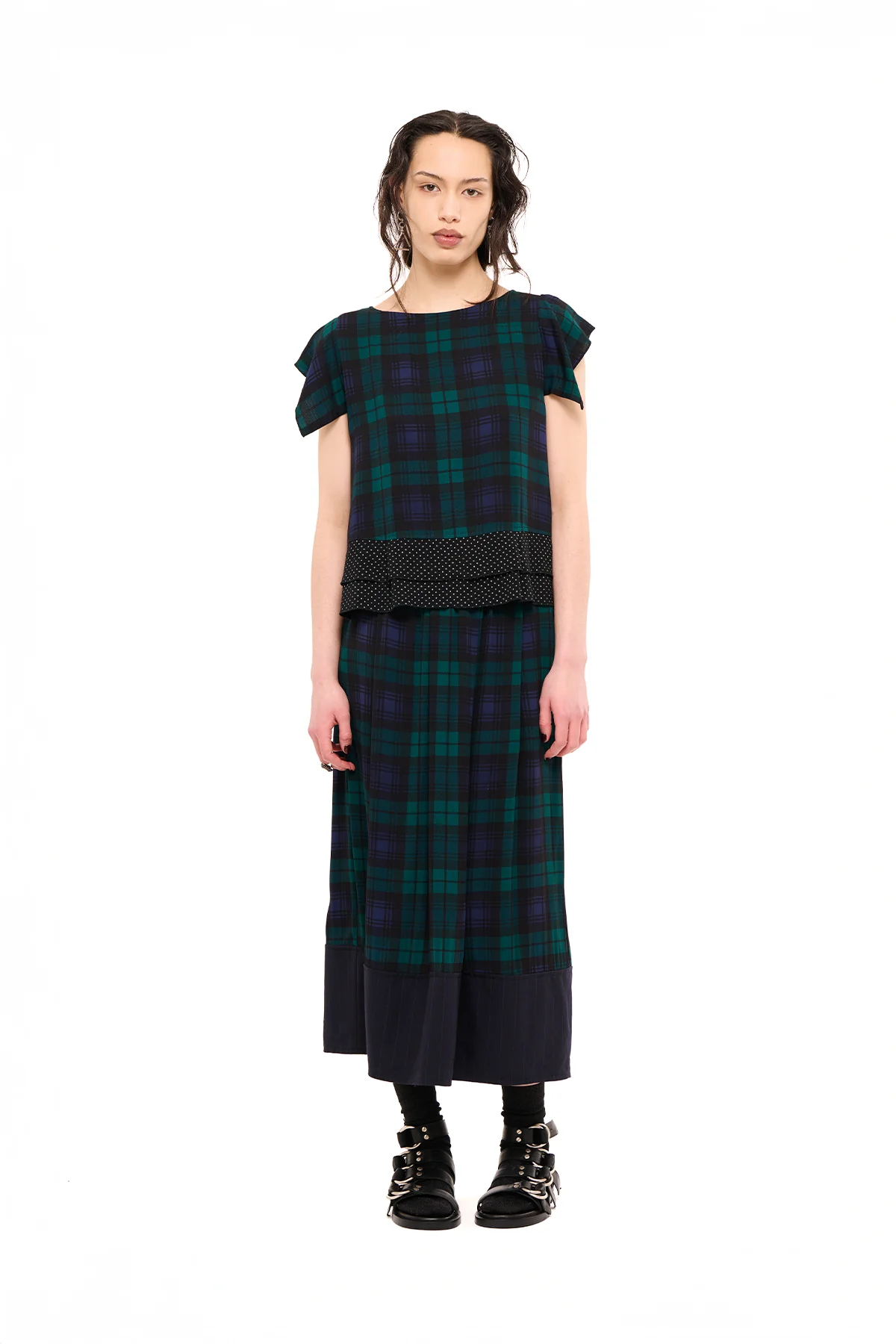 NOM*d Compilation Skirt - Blackwatch Tartan