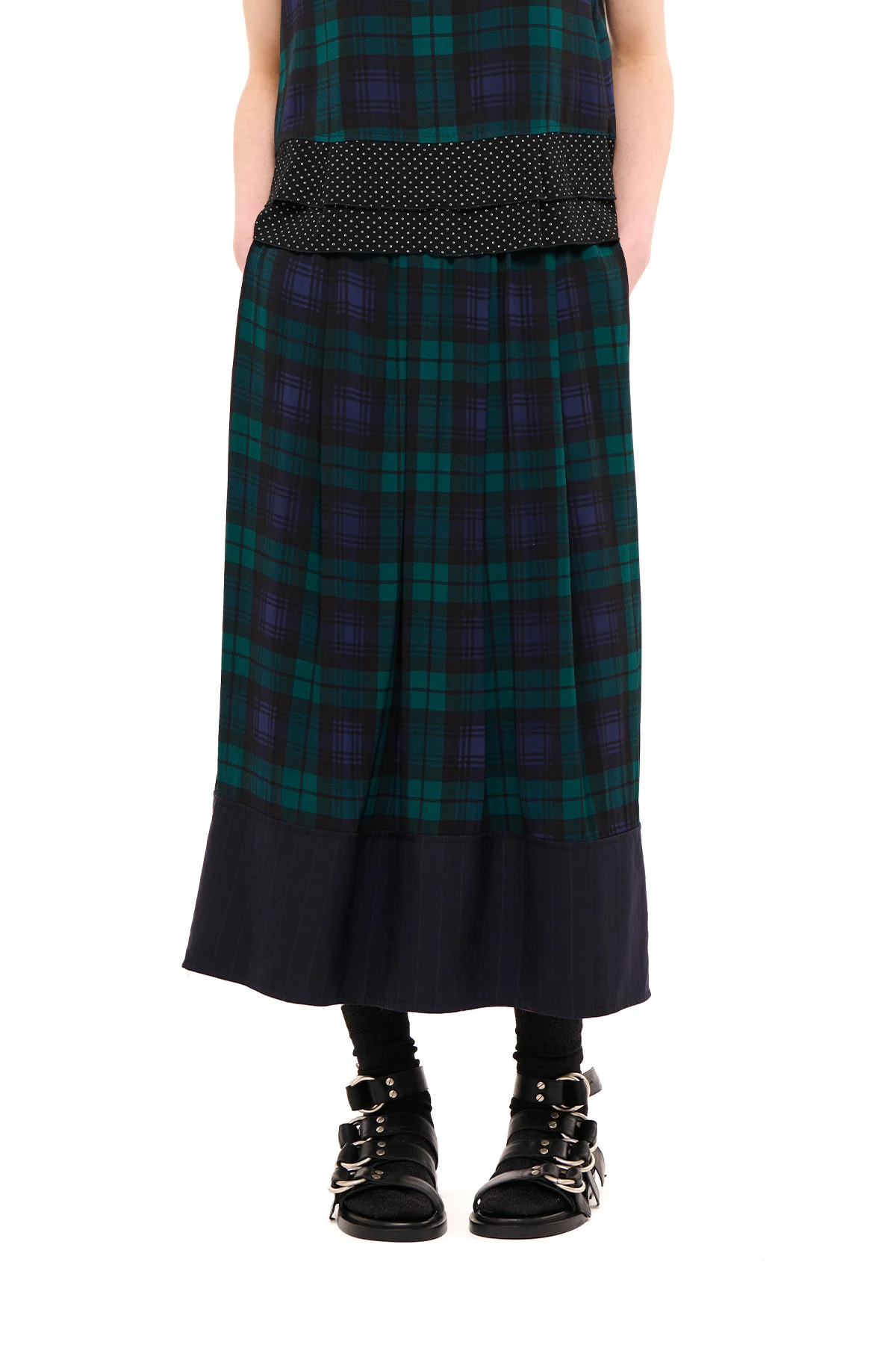 NOM*d Compilation Skirt - Blackwatch Tartan