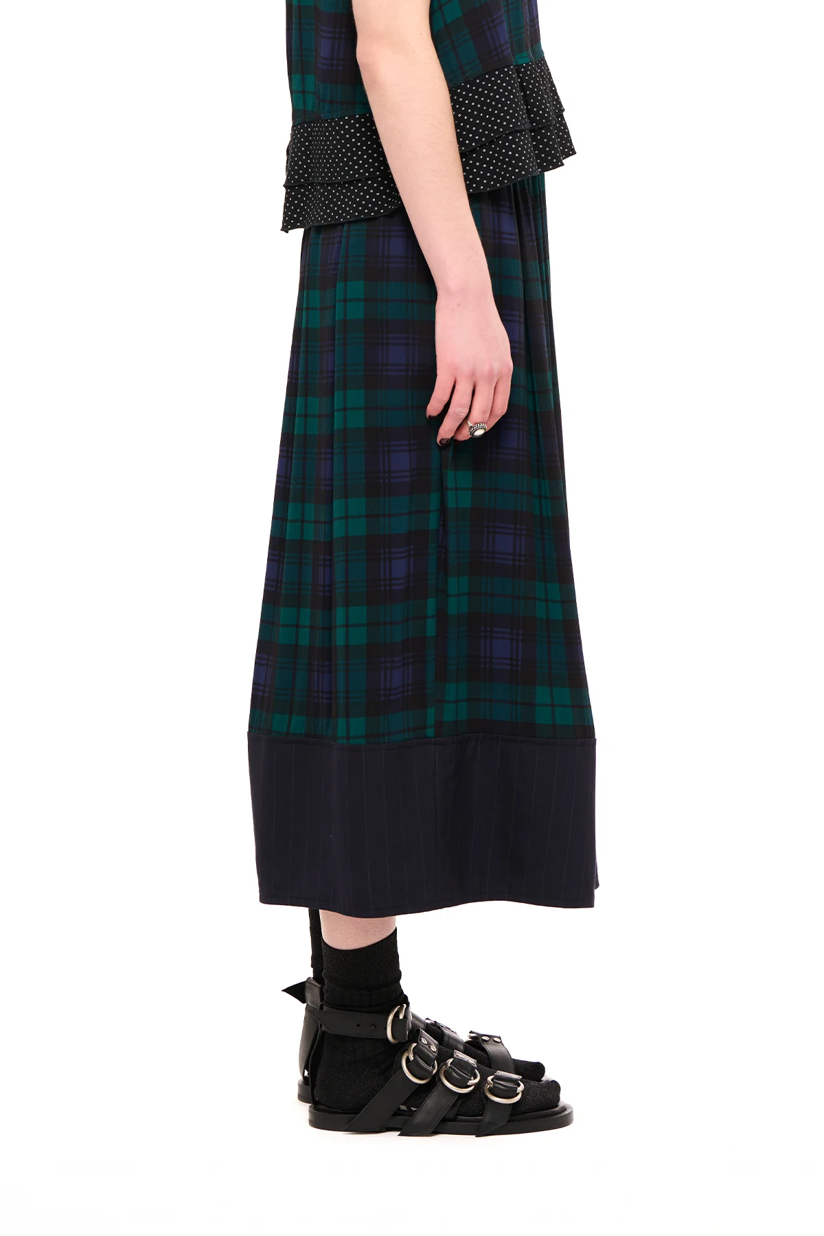 NOM*d Compilation Skirt - Blackwatch Tartan