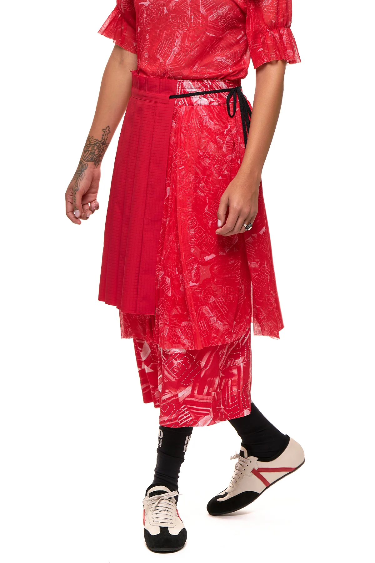 NOM*d Demi Pleat - Bright Red