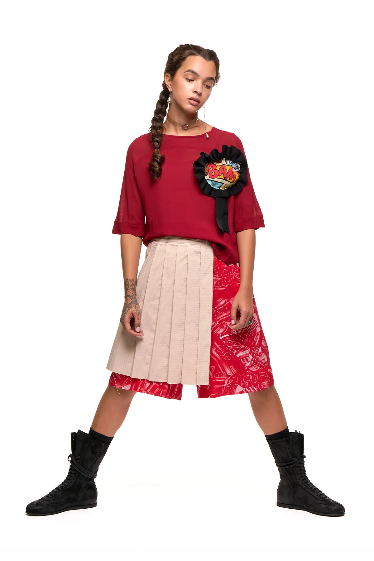 NOM*d Demi Pleat - Sand