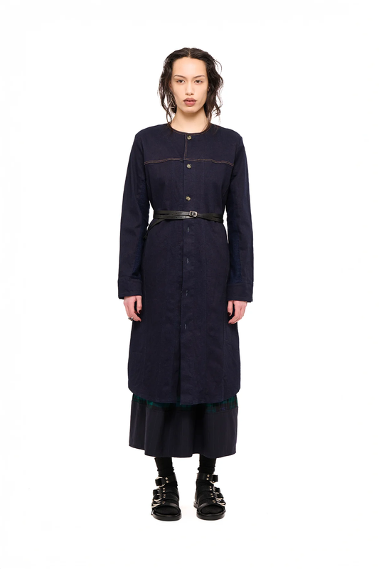 NOM*d Denim Coat Dress - Indigo