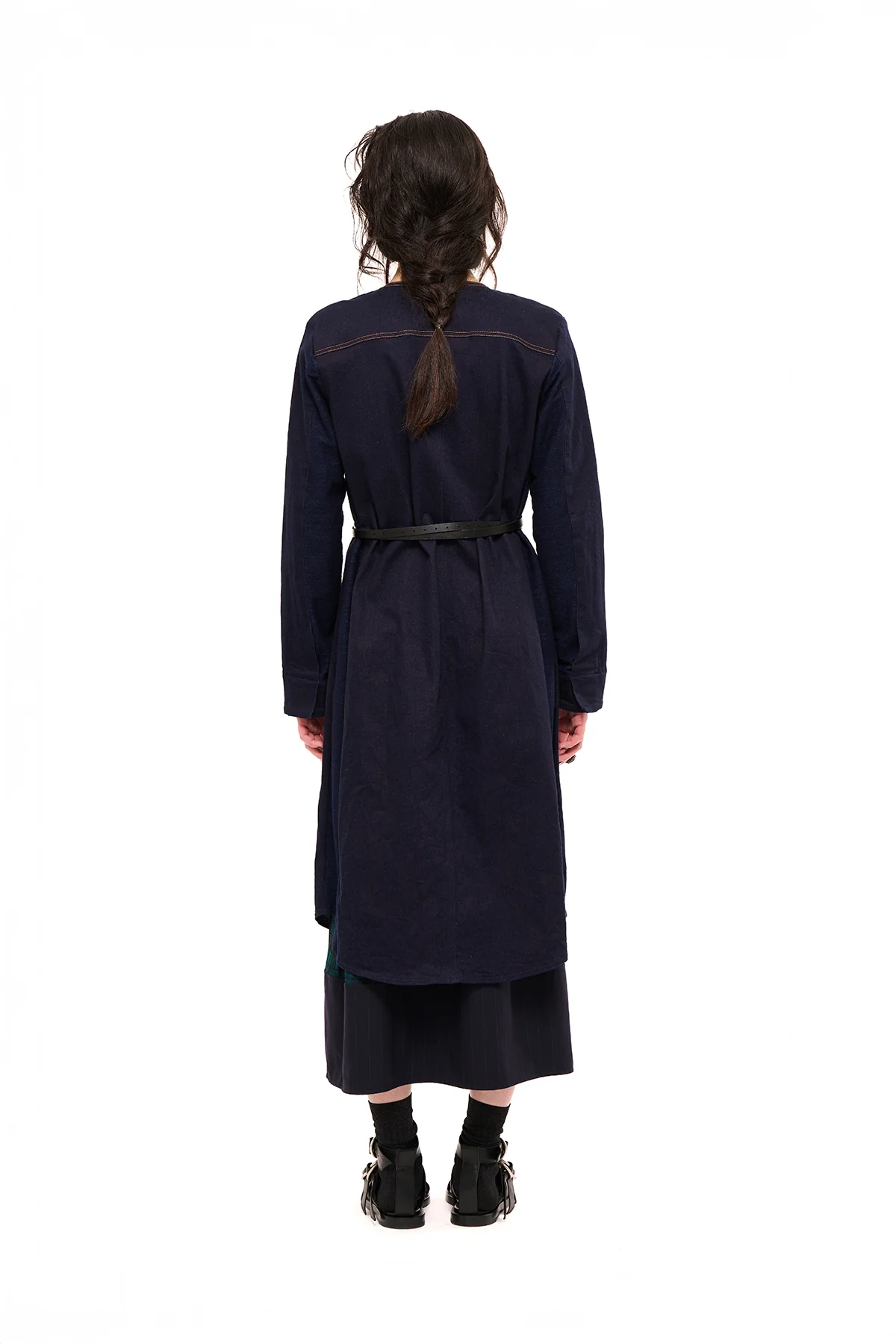 NOM*d Denim Coat Dress - Indigo