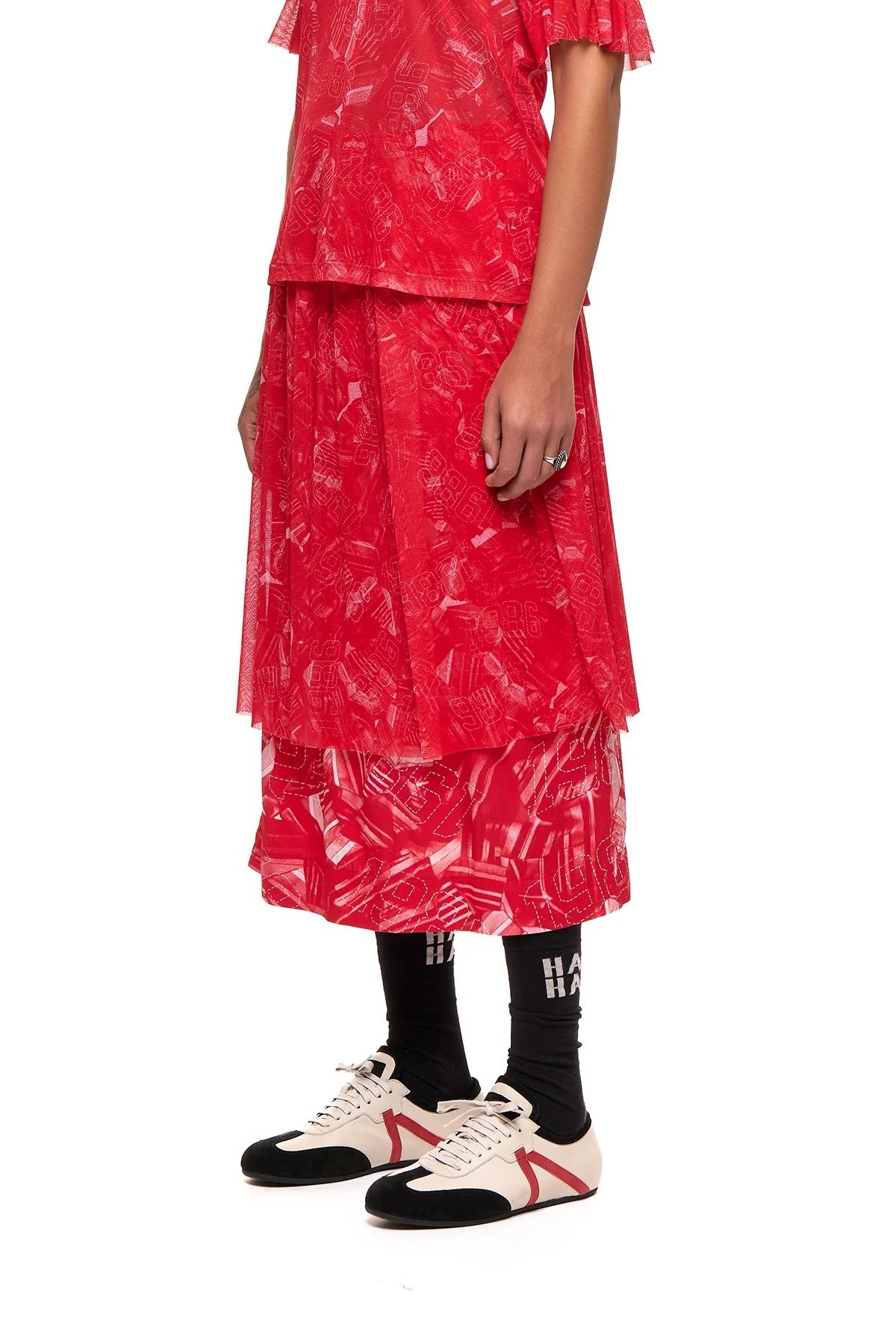 NOM*d Doubles Skirt - Knockout Print