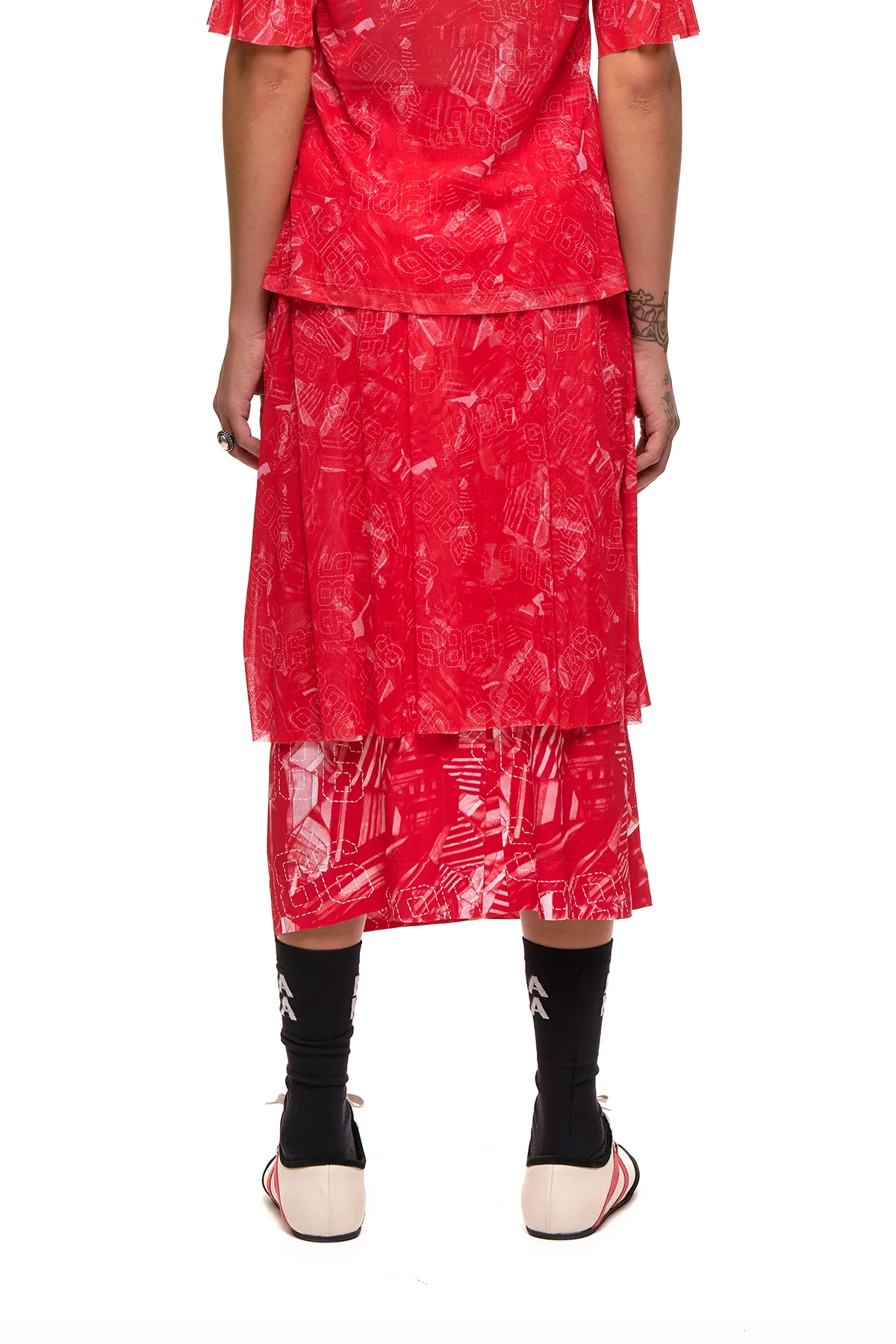 NOM*d Doubles Skirt - Knockout Print