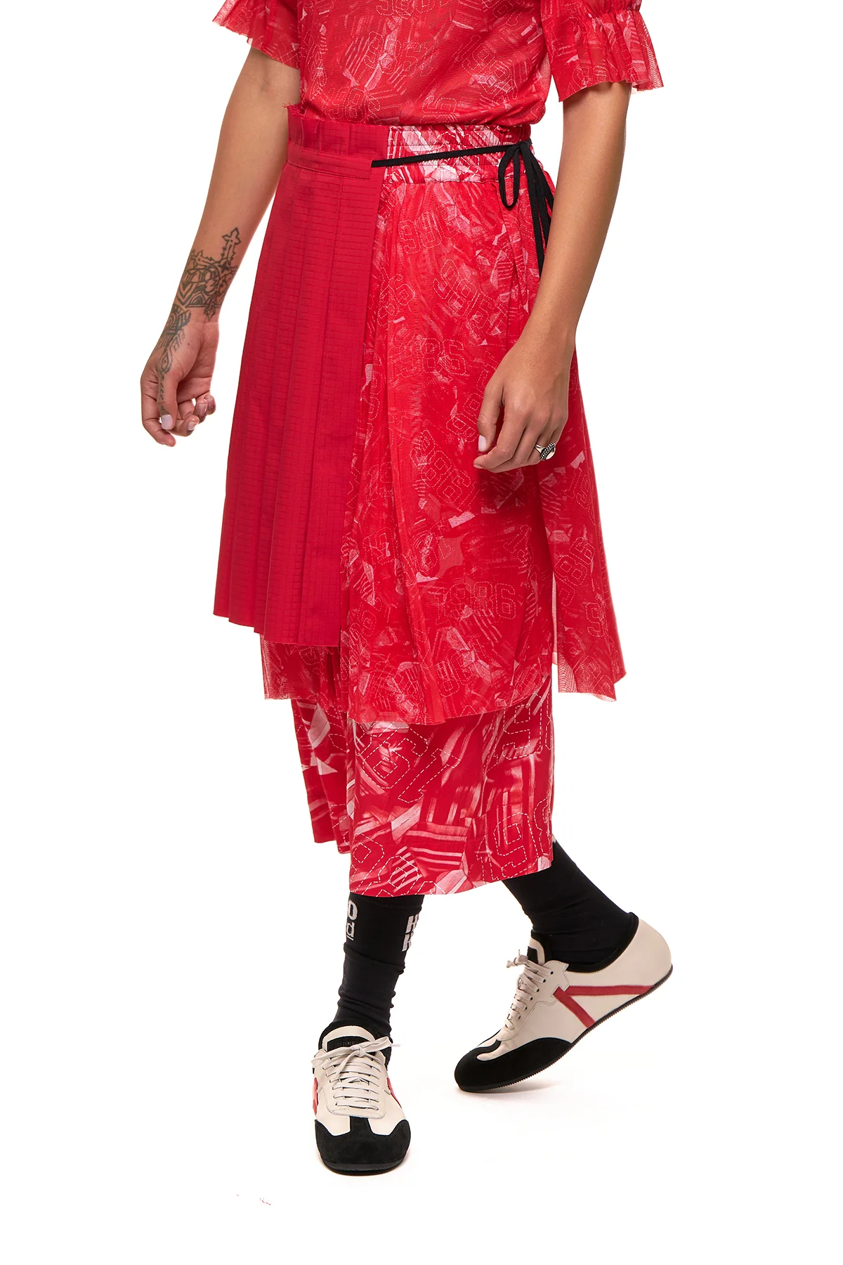 NOM*d Doubles Skirt - Knockout Print
