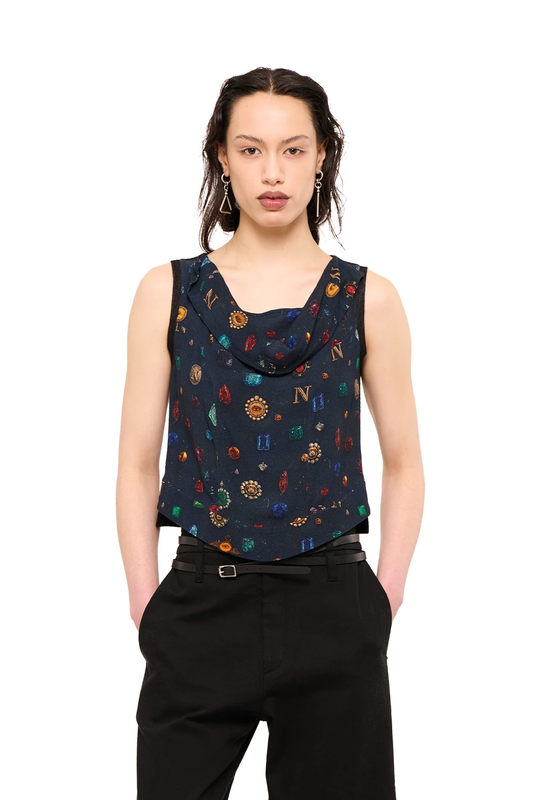 NOM*d Dress Code Bodice - Bejeweled Print