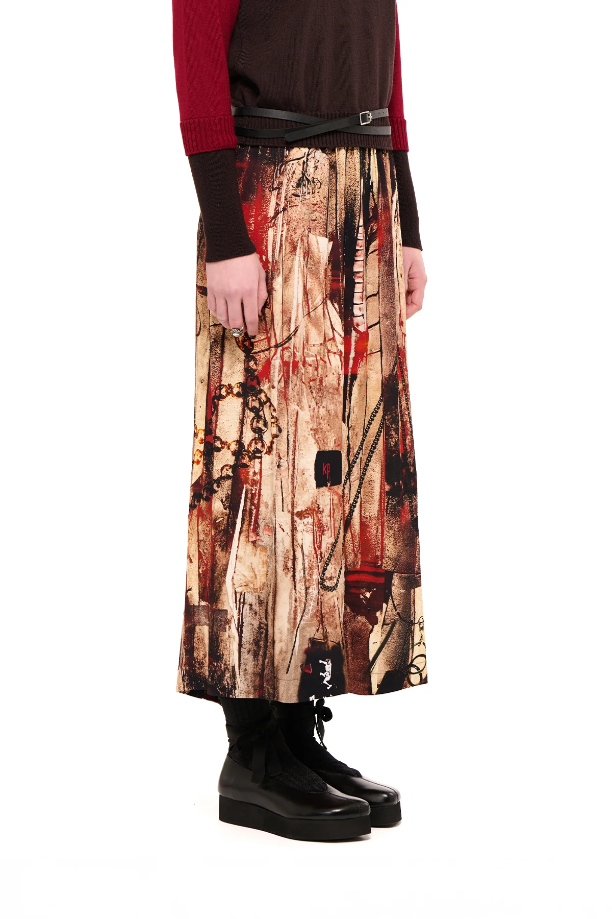 NOM*d Everytime Skirt - Neu Red Print