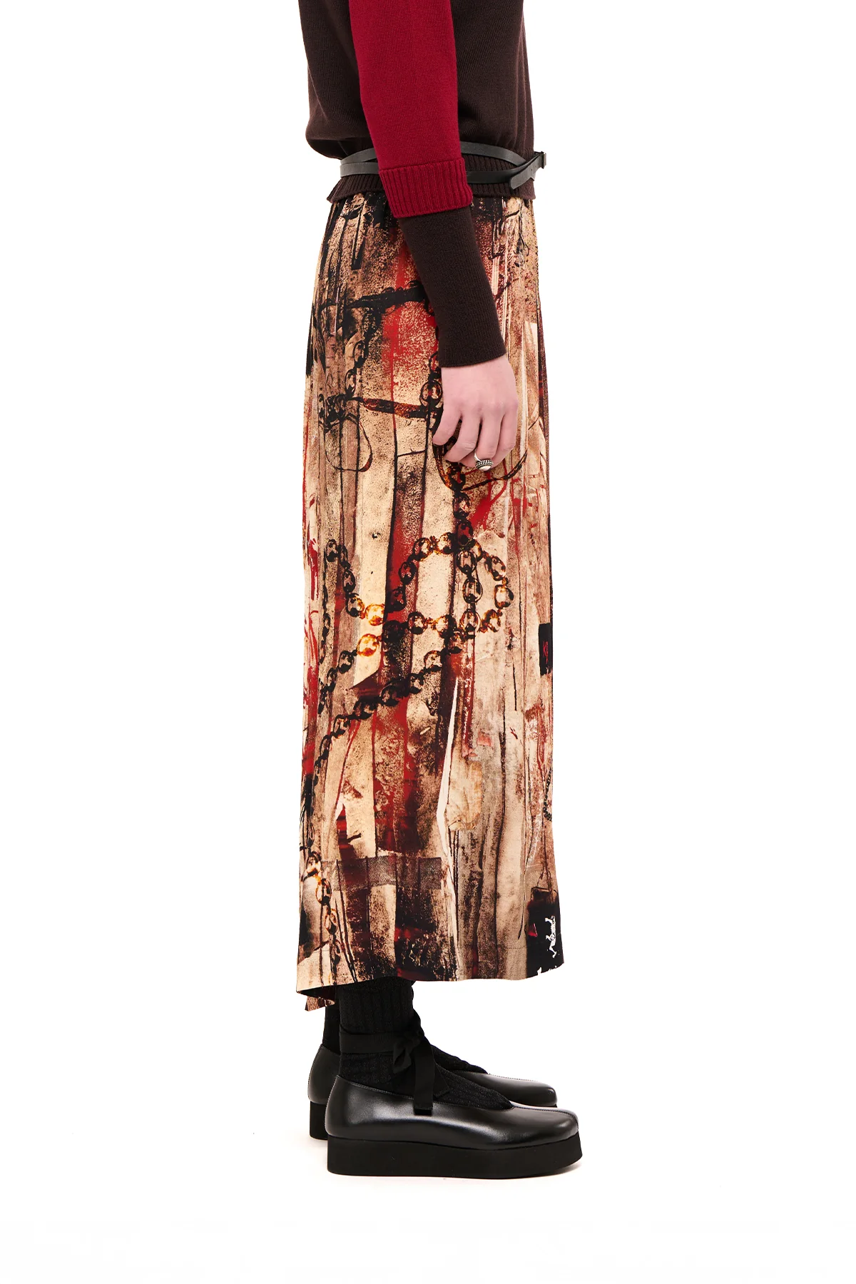 NOM*d Everytime Skirt - Neu Red Print