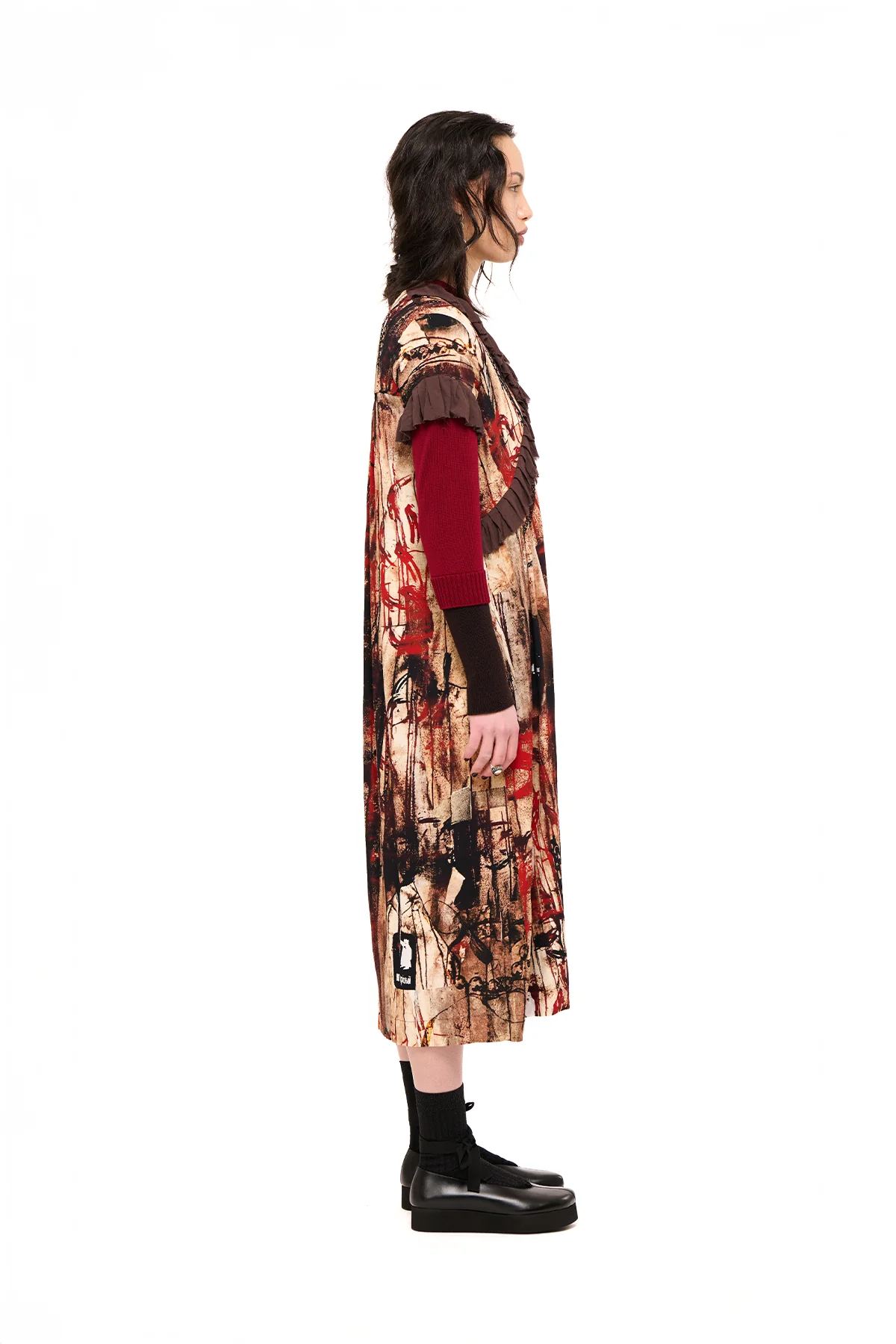 NOM*d Gateau Dress - Neu Red Print