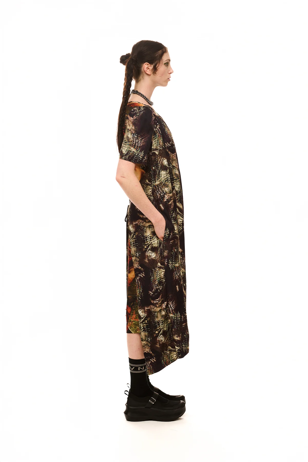 NOM*d Janus Dress - Three Sisters Print Mix