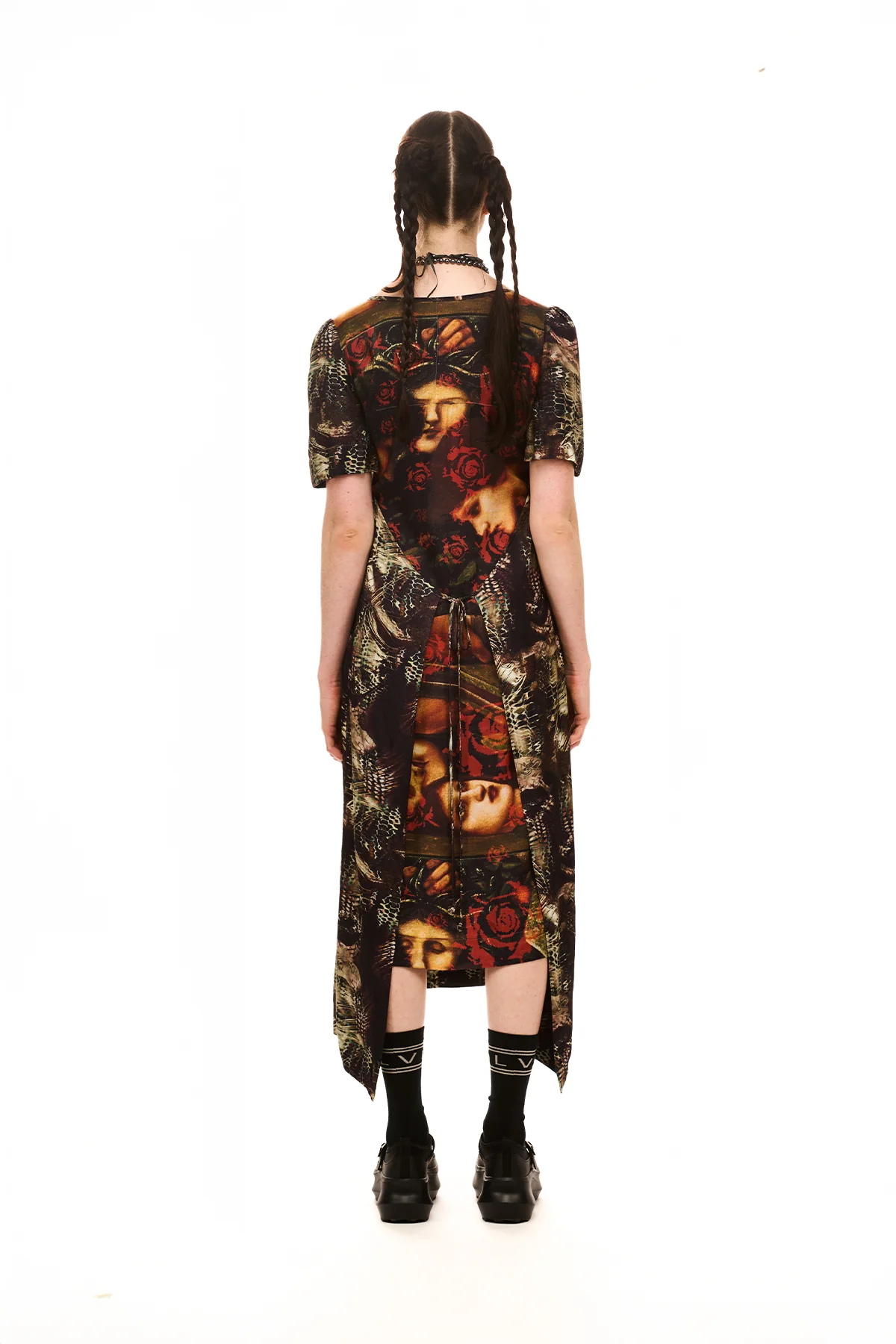 NOM*d Janus Dress - Three Sisters Print Mix