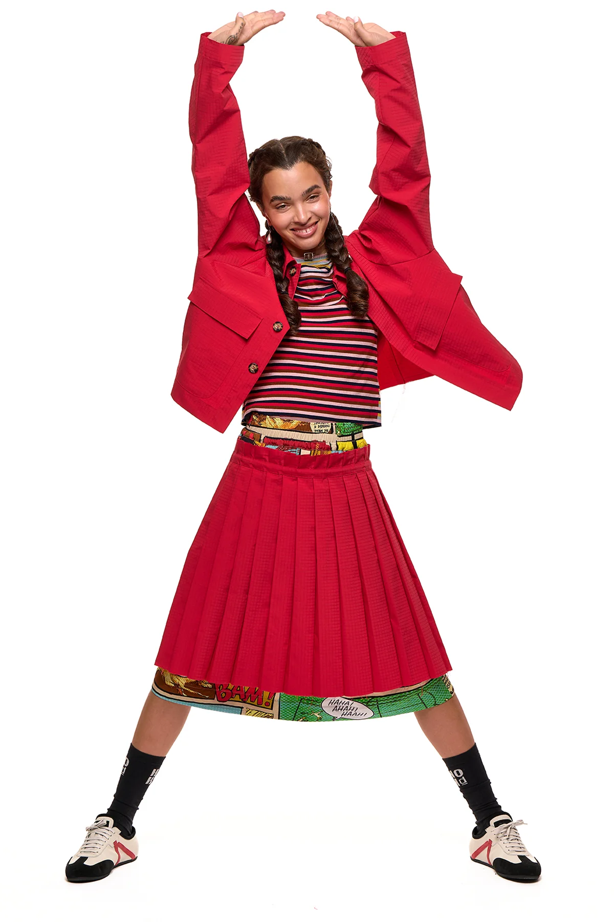 NOM*d Jet Jacket - Bright Red