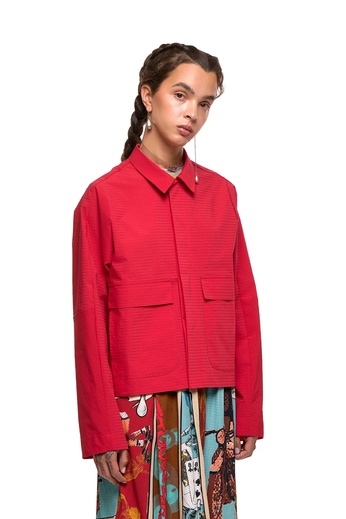 NOM*d Jet Jacket - Bright Red