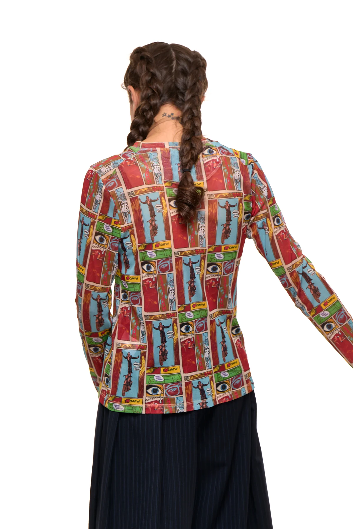 NOM*d New Fit Long Sleeve - Comic Strip Print