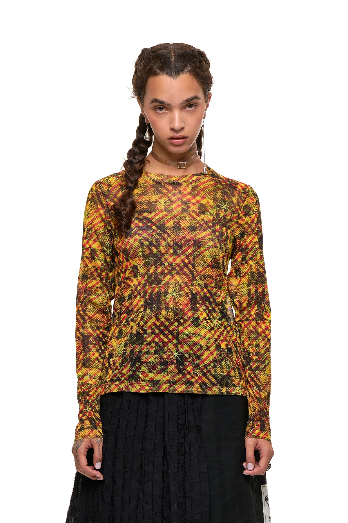 NOM*d New Fit Long Sleeve - Gold Star Print