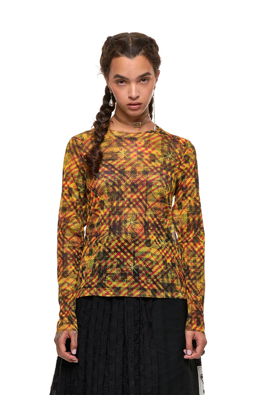 NOM*d New Fit Long Sleeve - Gold Star Print
