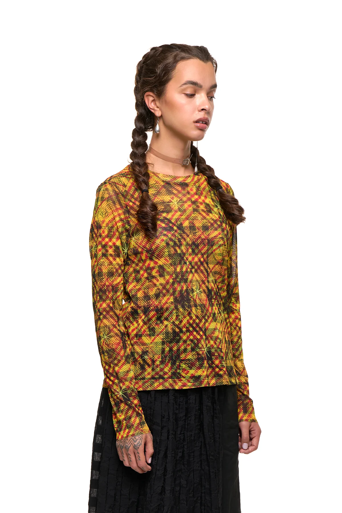 NOM*d New Fit Long Sleeve - Gold Star Print