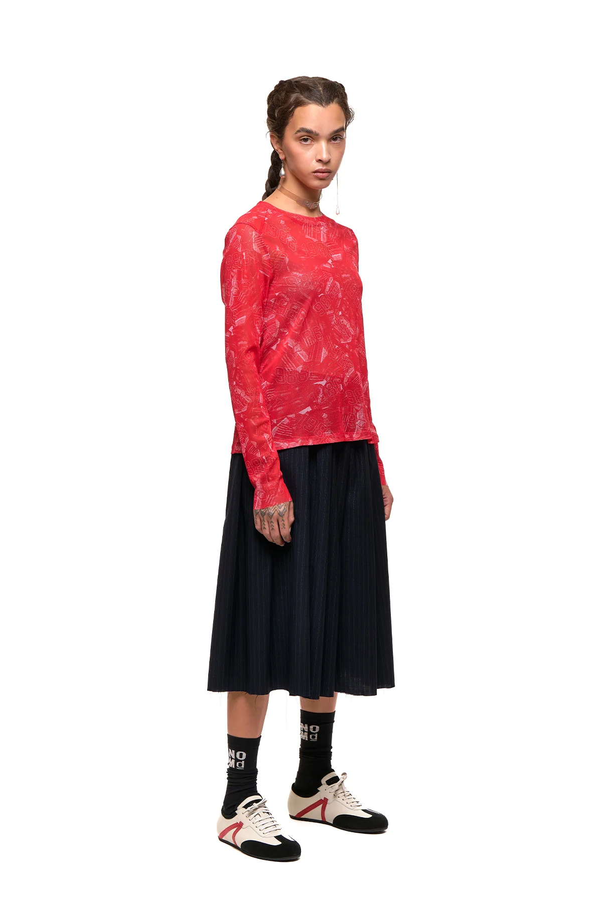 NOM*d New Fit Long Sleeve - Knockout Print