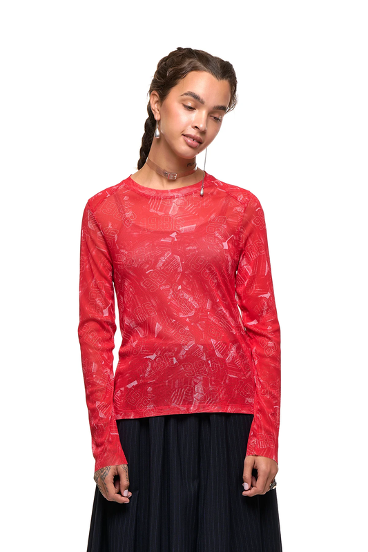 NOM*d New Fit Long Sleeve - Knockout Print