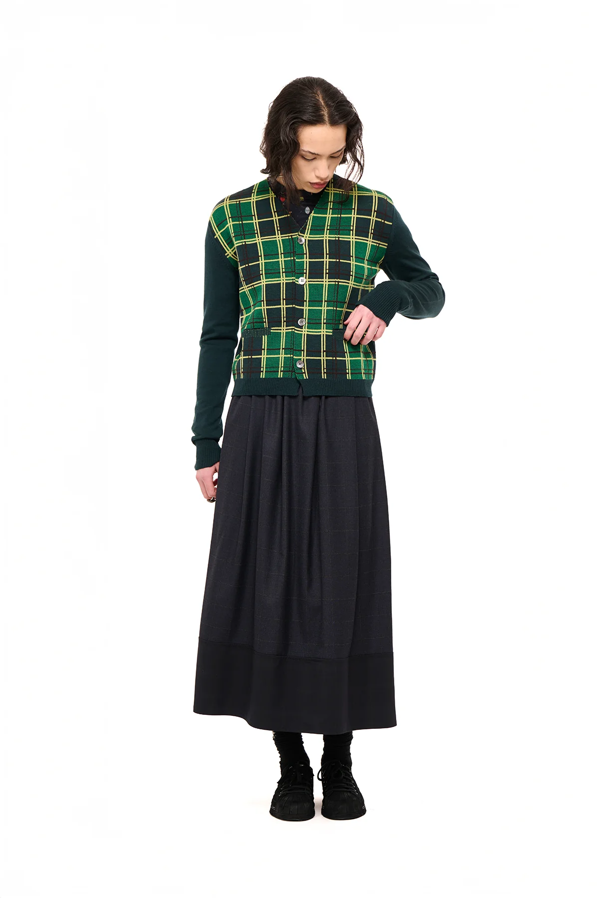 NOM*d Soiree Cardigan - Green Apples