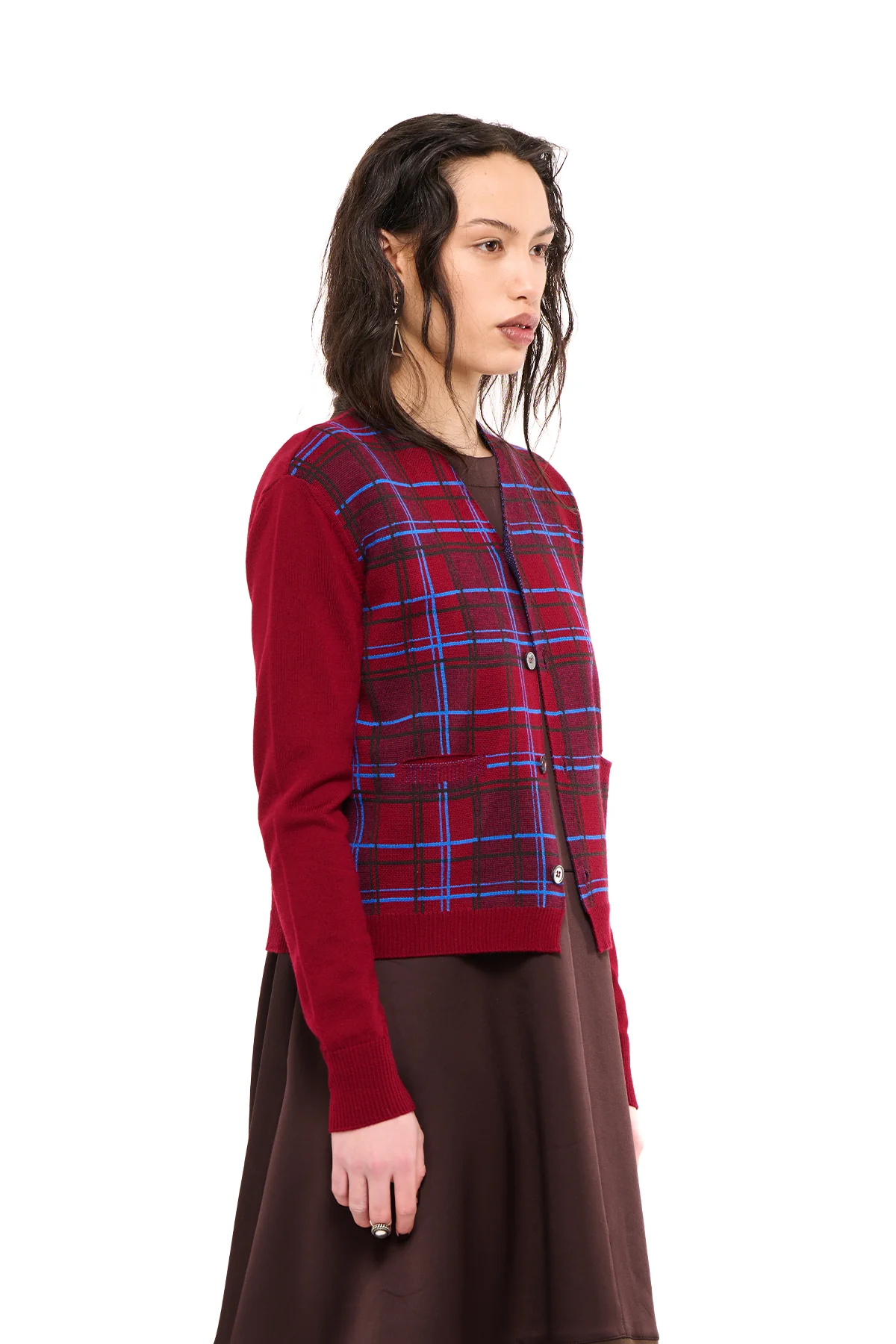 NOM*d Soiree Cardigan - Wine Blend