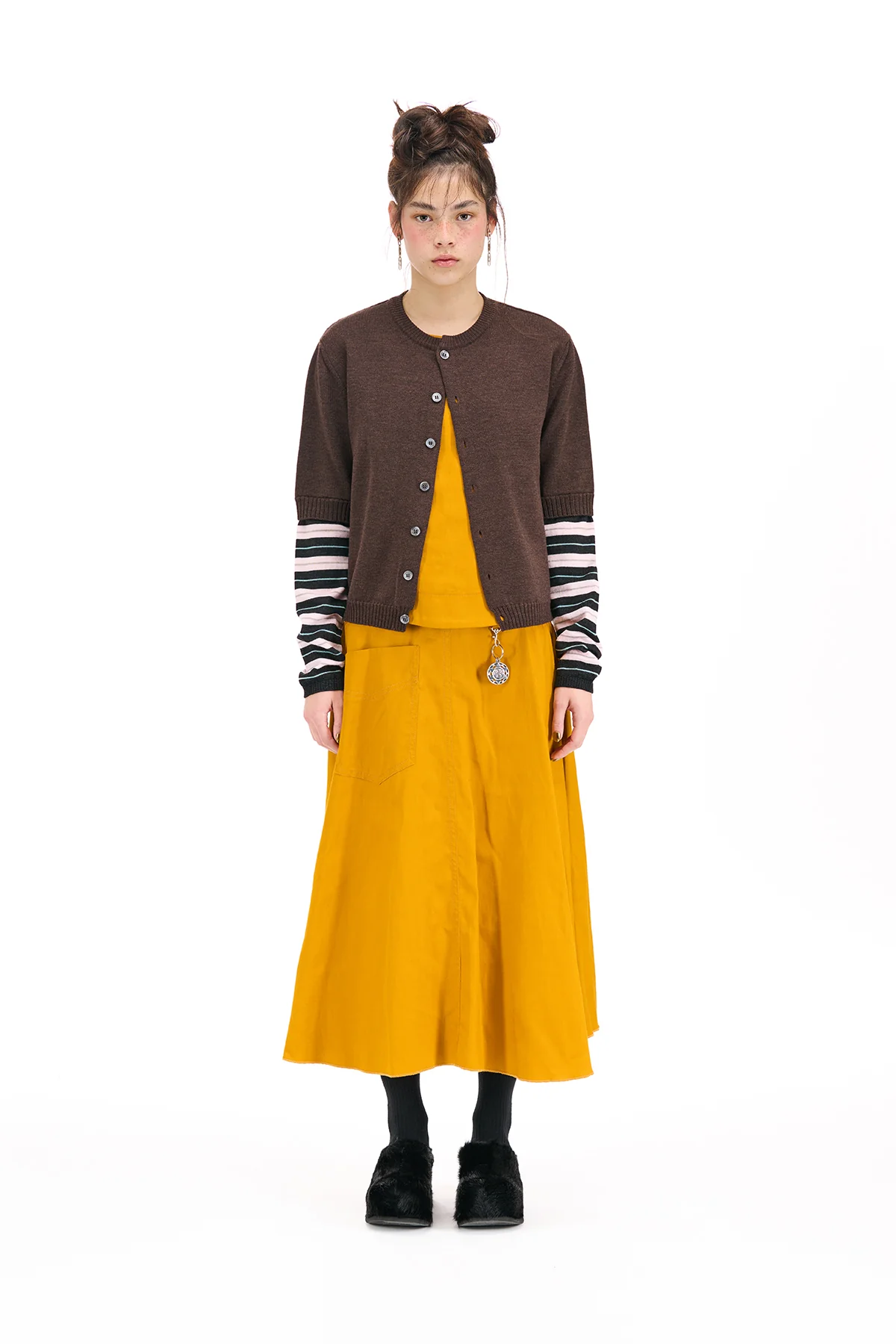 NOM*d Sophomore Cardigan - Walnut