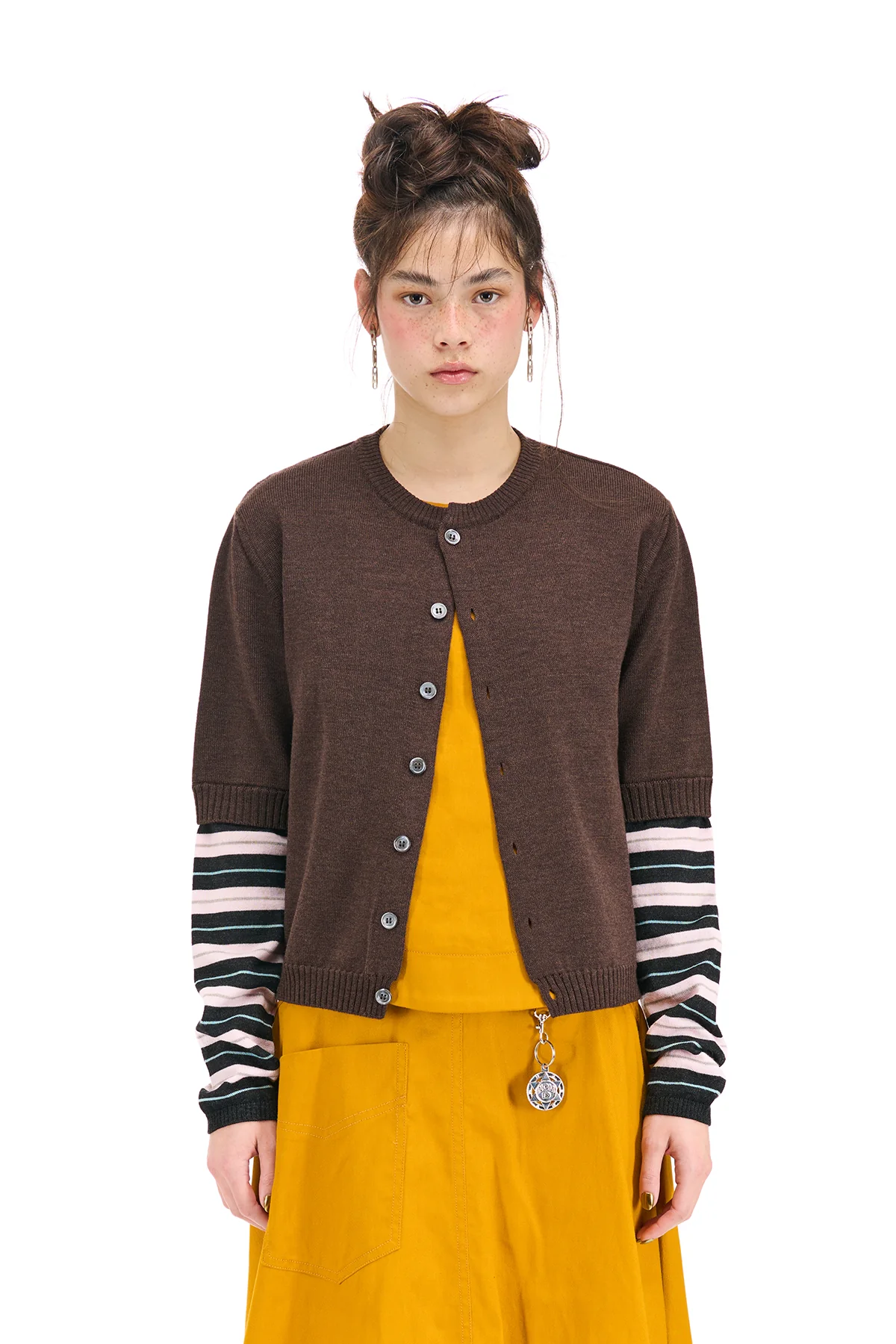NOM*d Sophomore Cardigan - Walnut