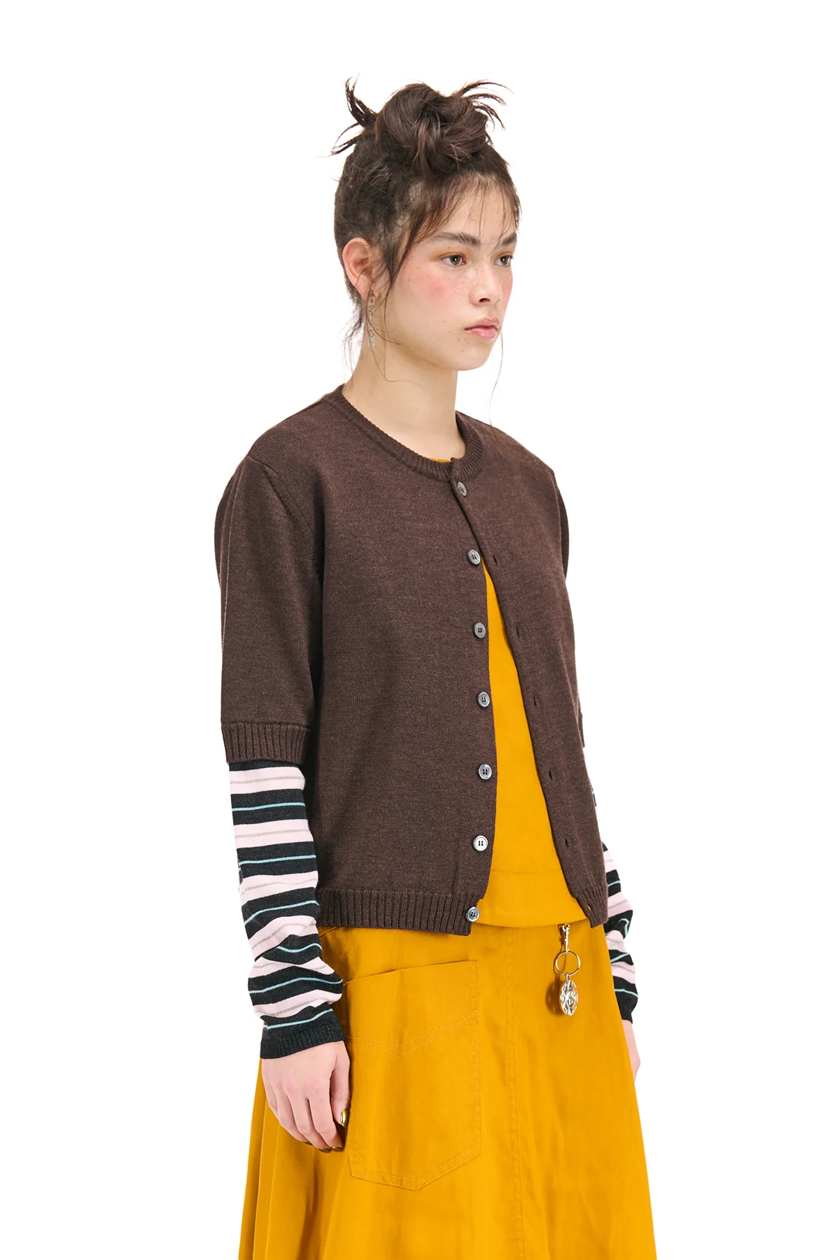 NOM*d Sophomore Cardigan - Walnut