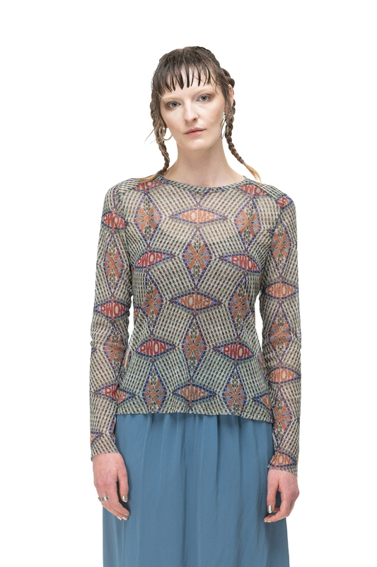 NOM*d Standard Long Sleeve - Many Beads Print