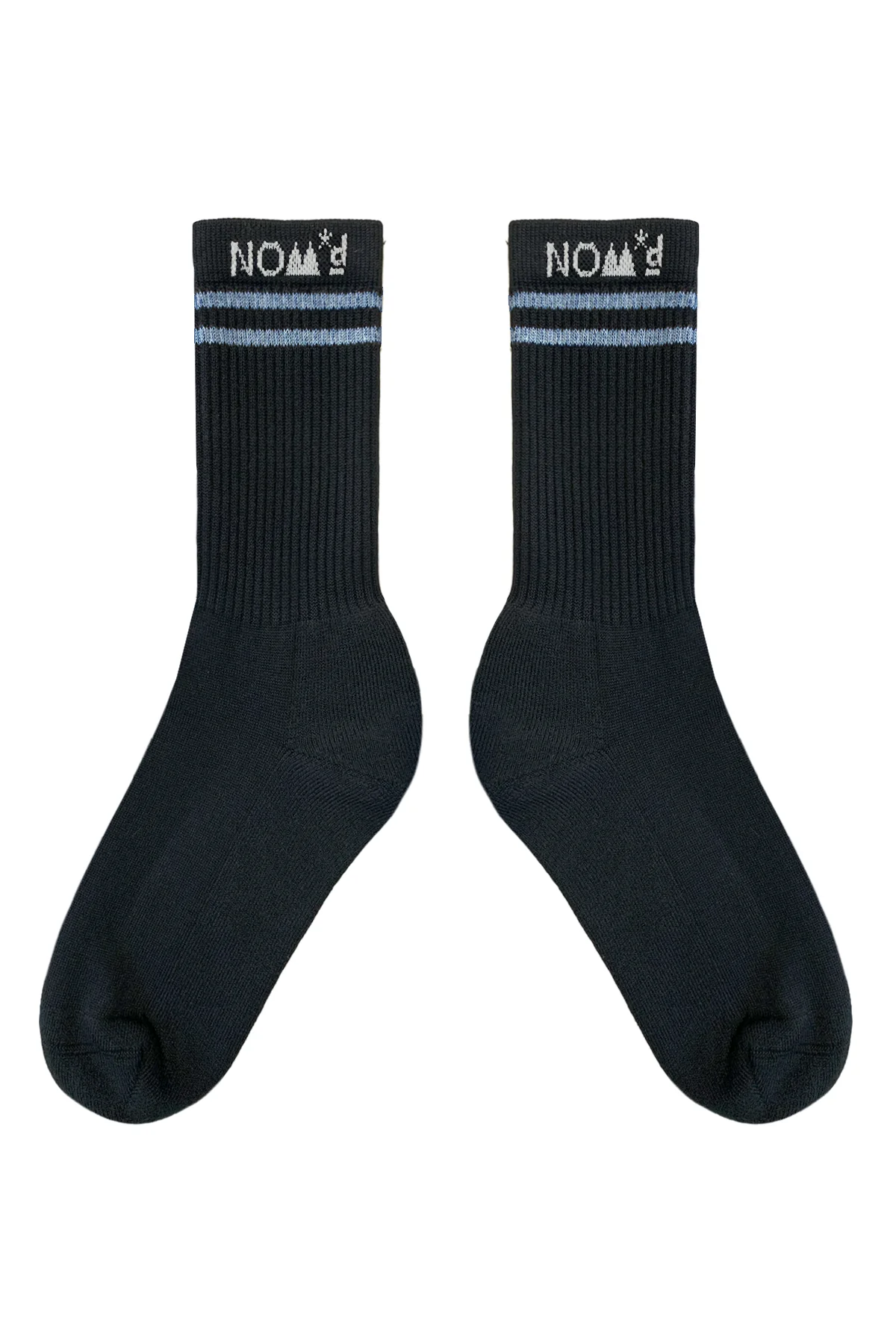 NOM*d Stripe Socks - Black/Blue