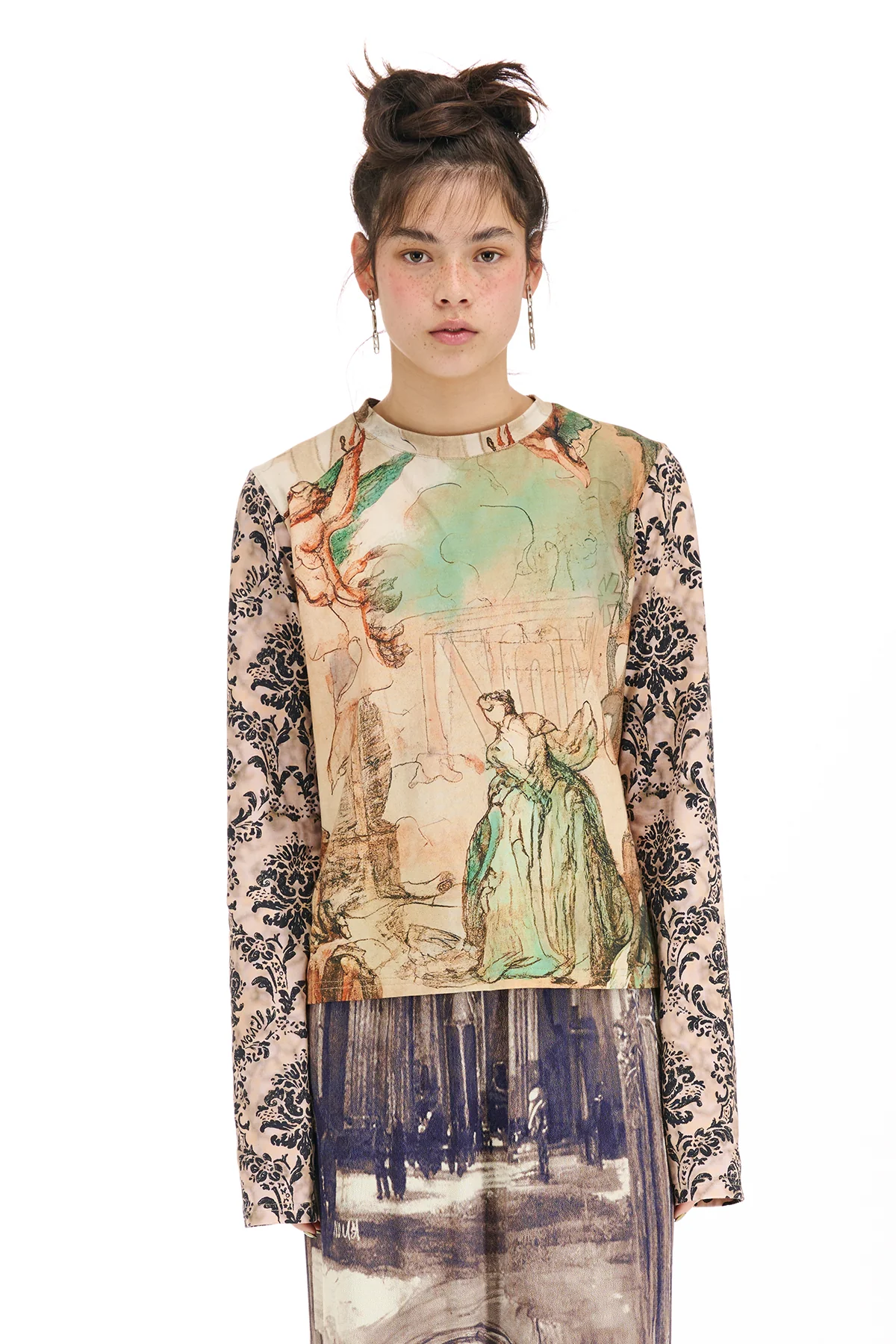NOM*d Theatre Long Sleeve - Art School Print