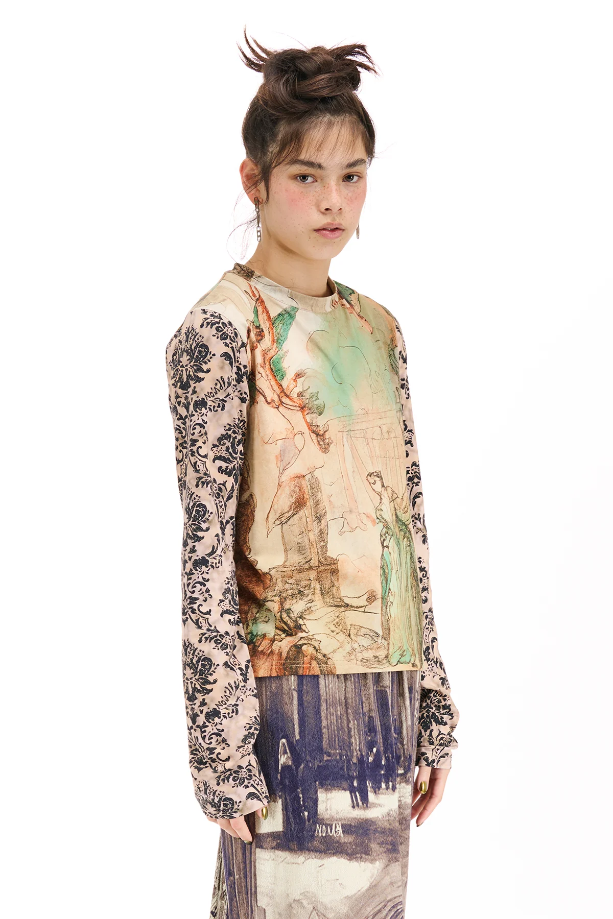 NOM*d Theatre Long Sleeve - Art School Print