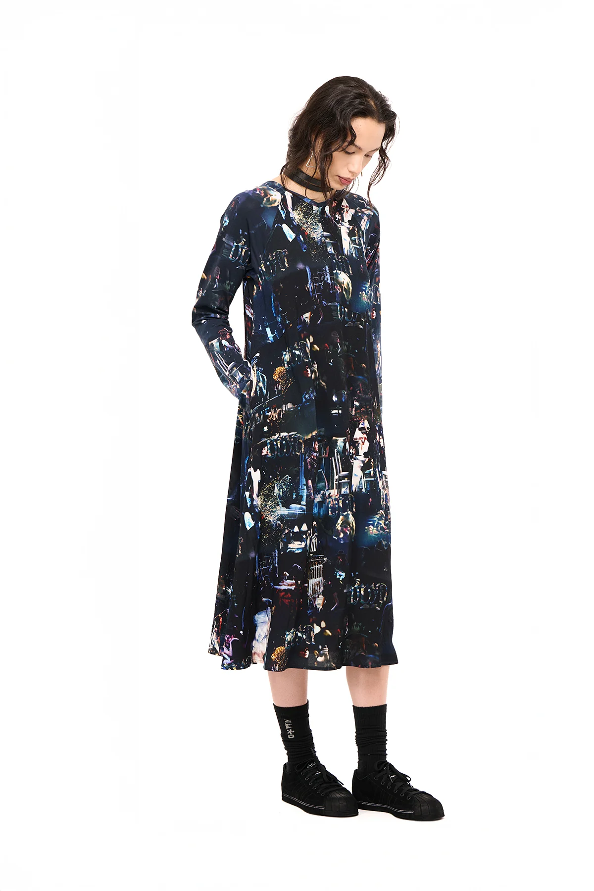 NOM*d Unmixed Slip Dress - Danse Party Print