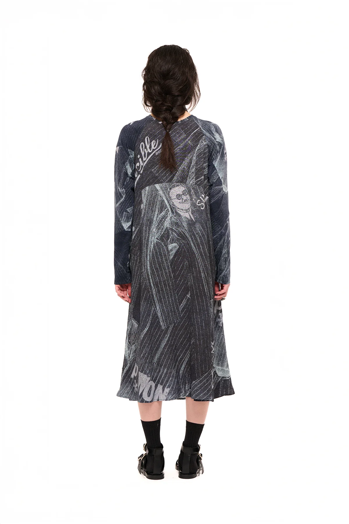 NOM*d Unmixed Slip Dress - Invincible Print