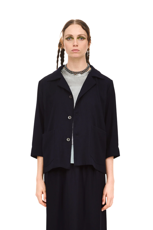 NOM*d Verse Shirt Jacket - Navy